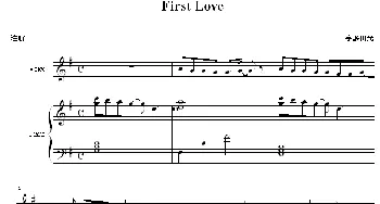 First Love(钢琴谱)
