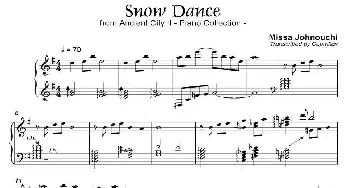 Snow Dance(钢琴谱) 城之内·美莎