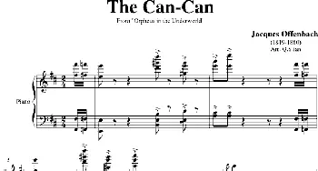 The Can-Can(钢琴谱)