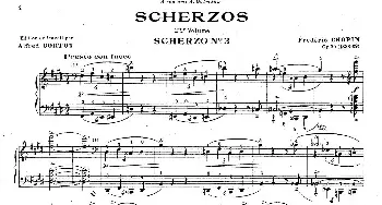 Scherzo no.3 in c-Sharp Minor Op.39(钢琴谱) 肖邦-chopin