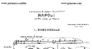 Suite Napoli (钢琴谱) 弗朗西斯·普朗克