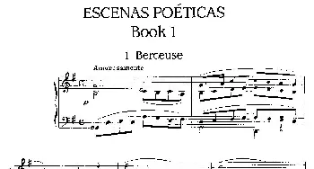 Escenas Poeticas(钢琴谱) 恩里克·格拉纳多斯