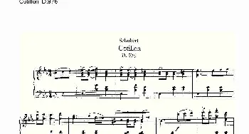 Cotillion D.976(钢琴谱)