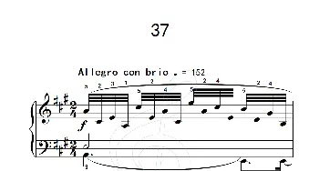 练习曲 37(钢琴谱)