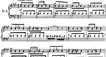 门德尔松无词歌Op.102(钢琴谱) 门德尔松