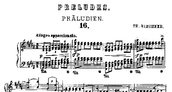 16 Preludes Op.9(钢琴谱) 狄奥多·柯希纳