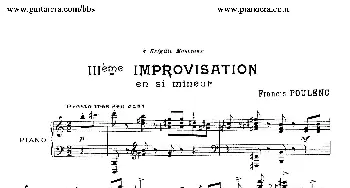 15 Improvisations(钢琴谱) 弗朗西斯·普朗克