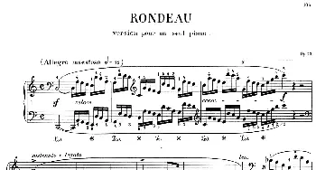 RONDEAU Op.73 (钢琴谱) 弗雷德里克·弗朗索瓦·肖邦