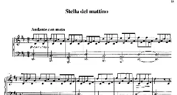 Stella del mattino(钢琴谱) Ludovico Einaudi