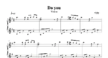 do you(钢琴谱)