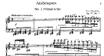 Arabesques Op.42(钢琴谱) 里奥·奥恩斯坦(Leo Ornstein）