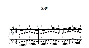八.提高速度.增强手指灵活性的练习38(钢琴谱)