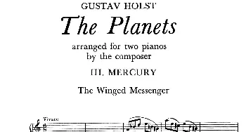 The Planets Op.32(钢琴谱) 古斯塔夫·迪奥多·霍尔斯特(Gustav Dheodore Holst)