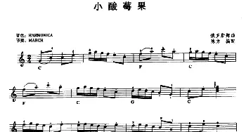 电子琴谱 | 小酸莓果  俄罗斯舞曲 陈方