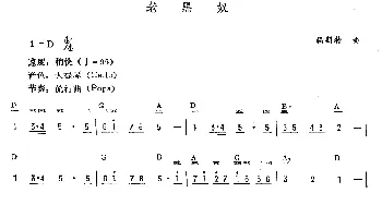 电子琴谱 | 老黑奴  福斯特