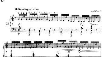 手风琴谱 |《车尔尼手风琴练习曲集》第Ⅲ册(P52—74）