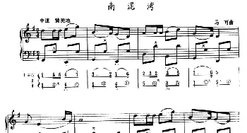 手风琴谱 | 南泥湾(五线谱+简谱)马可