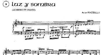 手风琴谱 | Piazzolla合集 9 Luz Y Sombra  皮亚佐拉