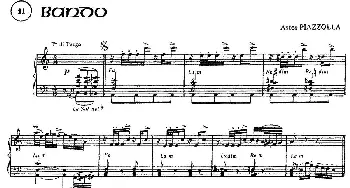 手风琴谱 | Piazzolla合集 11 Bando  皮亚佐拉