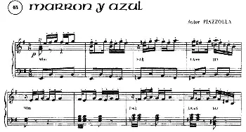 手风琴谱 | Piazzolla合集 15 Marron Y Azul  皮亚佐拉