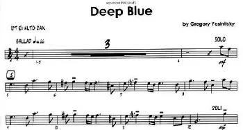 萨克斯谱 | Deep Blue(深蓝色)格雷格Yasinitsky