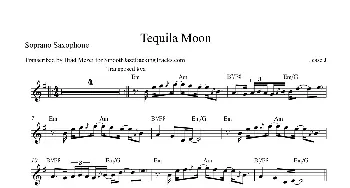 萨克斯谱 | Tequila Moon(高音萨克斯）