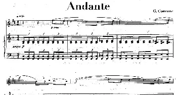 萨克斯谱 | Andante(中音萨克所+钢琴伴奏 版本二)G·Concone