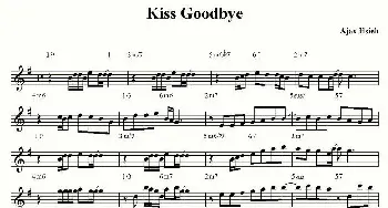 萨克斯谱 | kiss goodbye