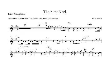 萨克斯谱 | The First Noel(次中音萨克斯）