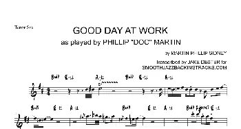 萨克斯谱 | Good Day At Work(次中音萨克斯）