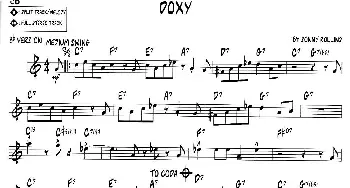 萨克斯谱 | DOXY(jazz系列萨克斯谱)sonny rollins