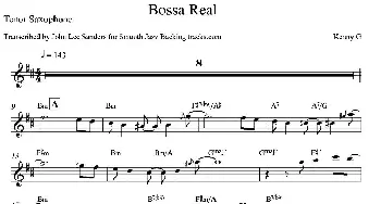 萨克斯谱 | Bossa Real(次中音萨克斯）