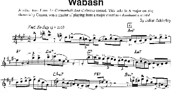 萨克斯谱 | Wabash