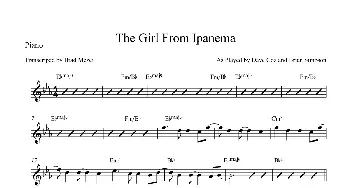 萨克斯谱 | The Girl From Ipanema(Piano）