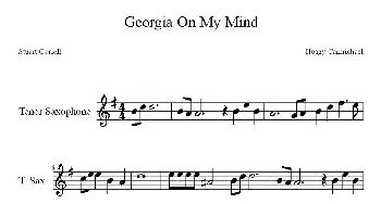 萨克斯谱 | Georgia In My Mind