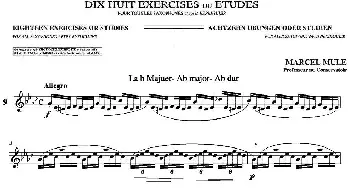 萨克斯谱 | 18 Exercicios ou Estudos de Marcel Mule - Enelruy Lira(马瑟·穆勒18首练习曲—9)Marcel Mule(马瑟·穆尔）