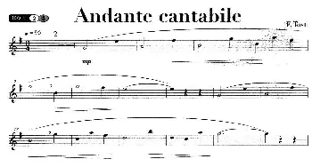 萨克斯谱 | Andante cantabile  F·Tosti