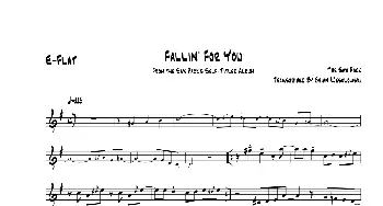 萨克斯谱 | Fallin For You(E-FLAT）