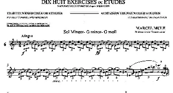 萨克斯谱 | 18 Exercicios ou Estudos de Marcel Mule - Enelruy Lira(马瑟·穆勒18首练习曲—6)Marcel Mule(马瑟·穆尔）