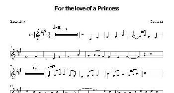 萨克斯谱 | For the love of a Princess