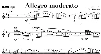 萨克斯谱 | Allegro guisto(版本二)M·Marchesi