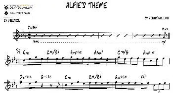 萨克斯谱 | ALFIE'S THEME(jazz系列萨克斯谱)sonny rollins