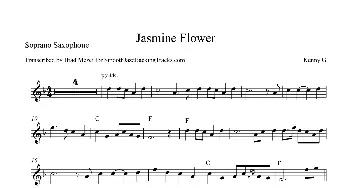 萨克斯谱 | Jasmine Flower(高音萨克斯）