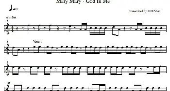 萨克斯谱 | mary mary - god in me
