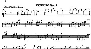 萨克斯谱 | Basic Jazz Conception for saxophone(EXERCISE No.2)Lennie Niehaus