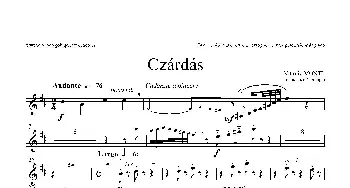 萨克斯谱 | Czardas 查尔达斯(15重奏）(3支上低音萨克斯）