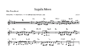 萨克斯谱 | Tequila Moon(中音萨克斯）
