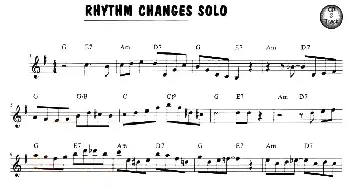 萨克斯谱 | RHYTHM CHANGES SOLO