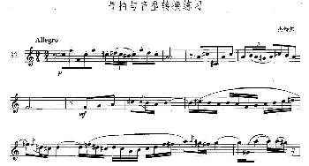 萨克斯谱 | 萨克斯练习曲合集(5—32）节拍与音型转换练习  杰特尔