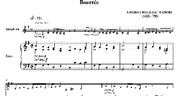 萨克斯谱 | Bourree(萨克斯+钢琴伴奏）